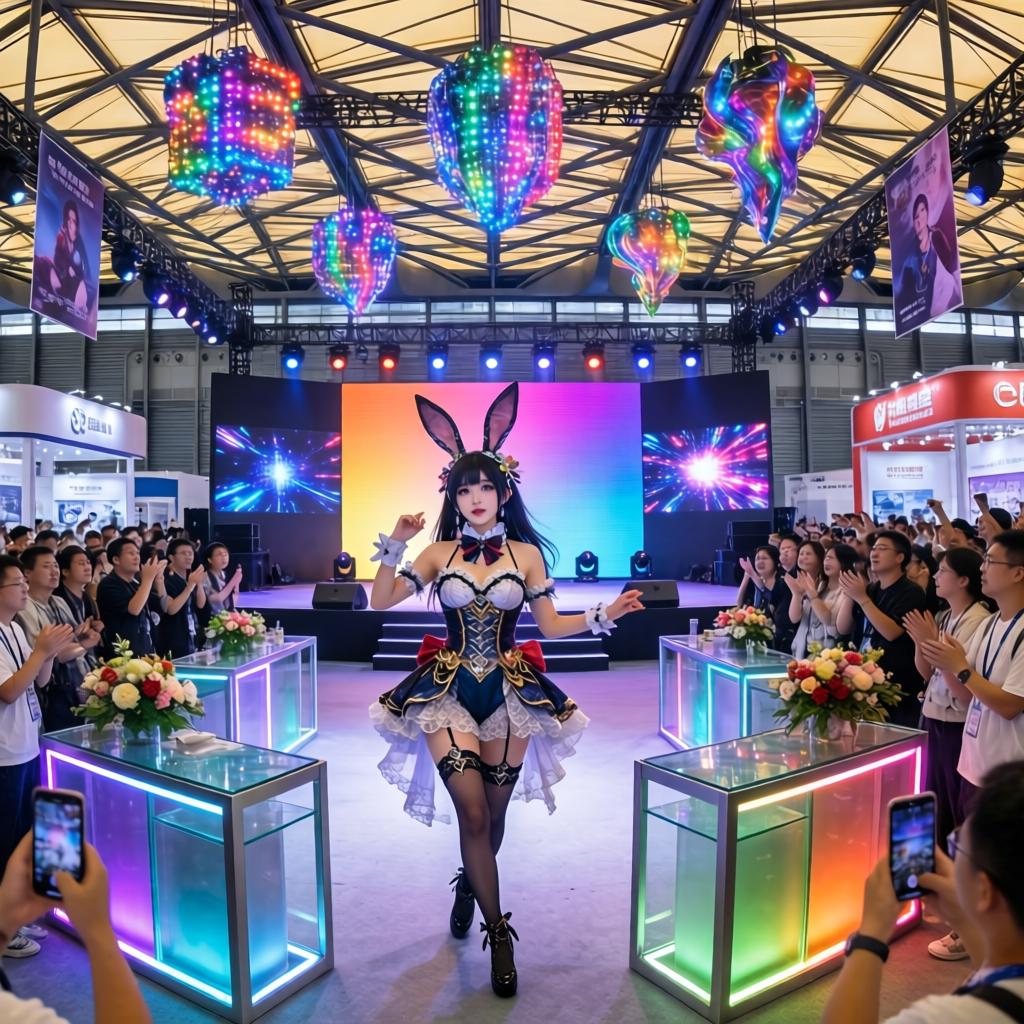 脸红又心跳了吧？《棕色尘埃2》参展广州萤火虫，头部Coser一颗小兔娘惊艳助阵