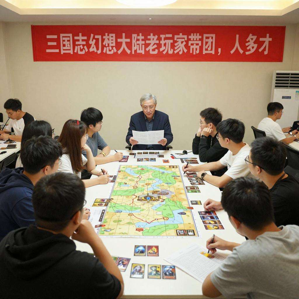 三国志幻想大陆老玩家带团，人多才好玩，可以指导萌新