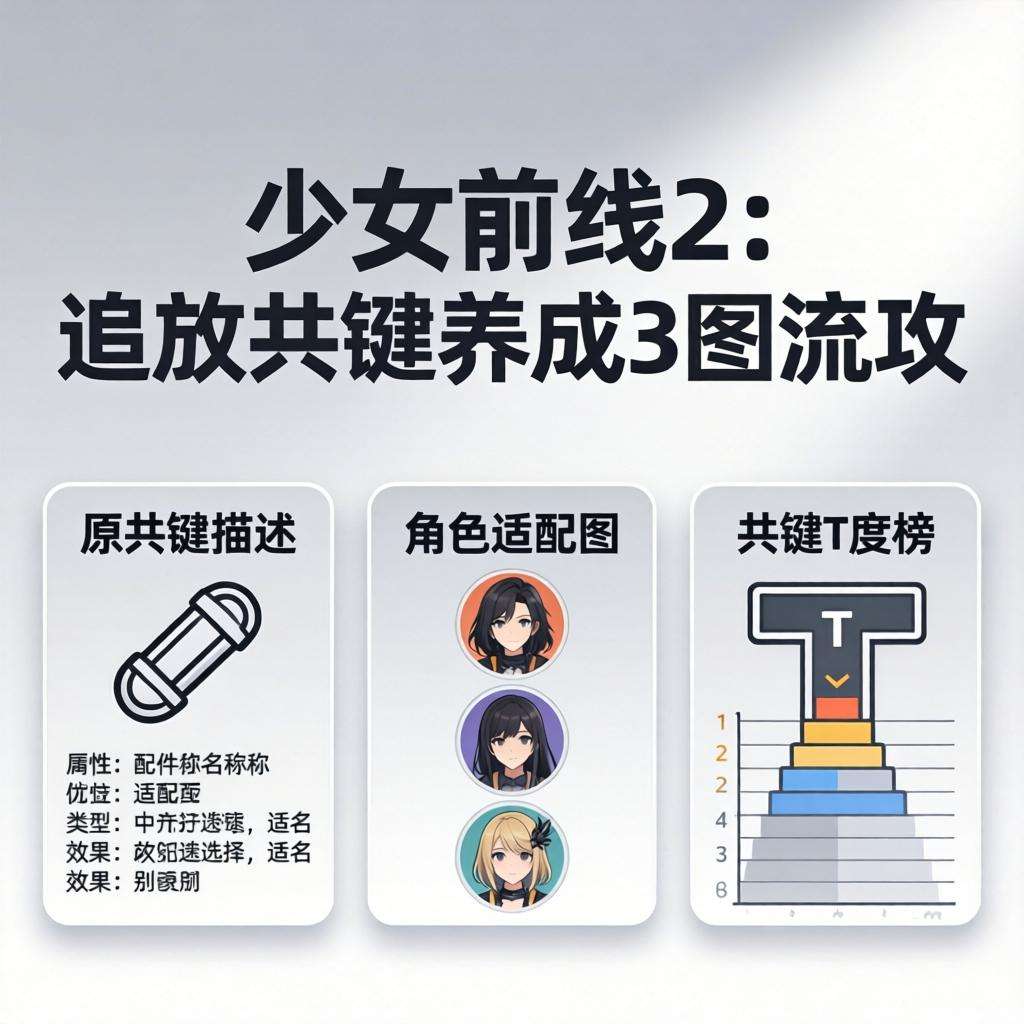 少女前线2：追放共键养成3图流攻略！共键T度榜，完全解决共键困扰！