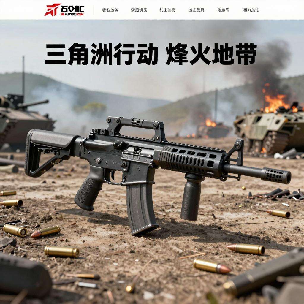 三角洲行动【烽火地带】用上这套K416改装，我看谁是“幽默静步男”