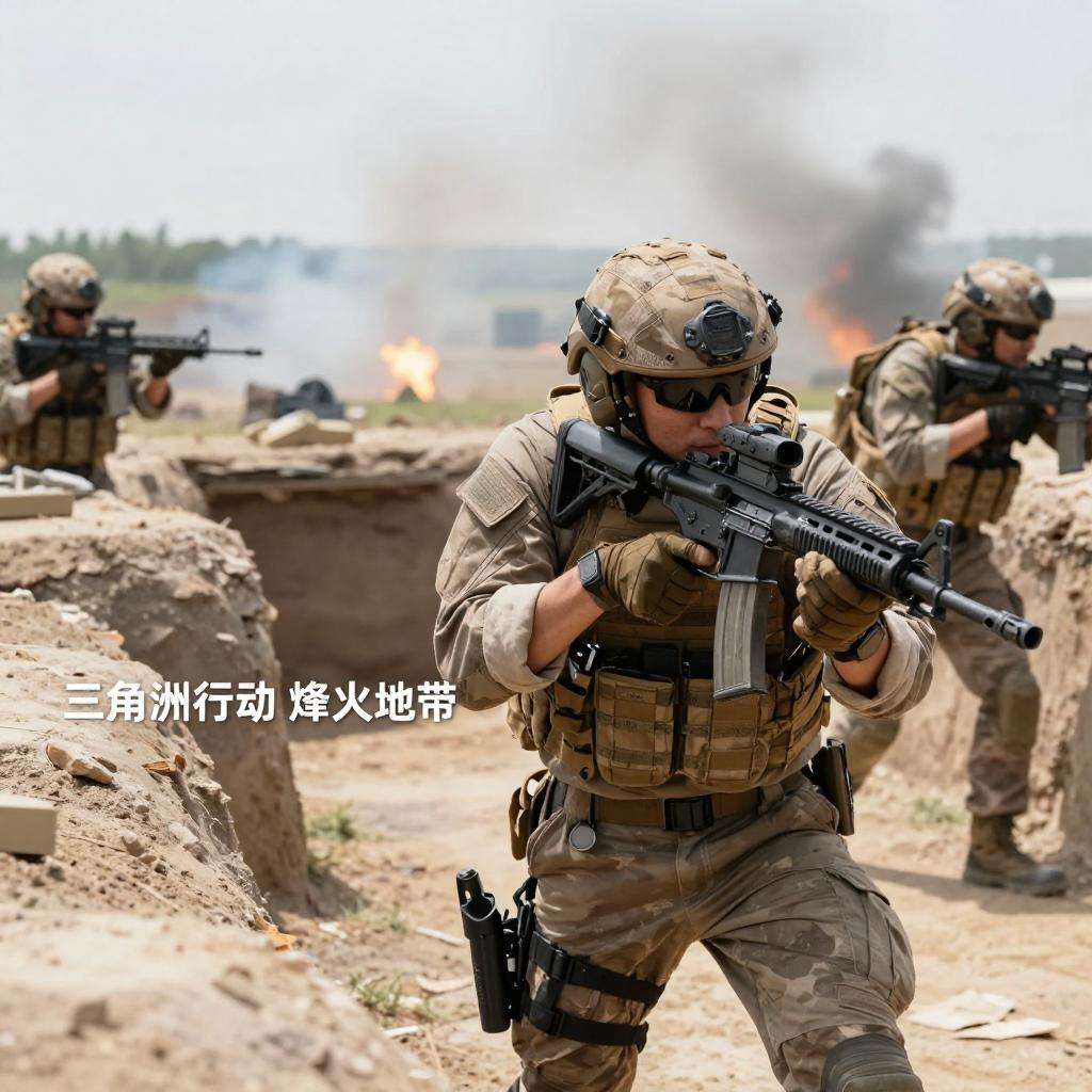 三角洲行动【烽火地带】用上这套K416改装，我看谁是“幽默静步男”第一张图