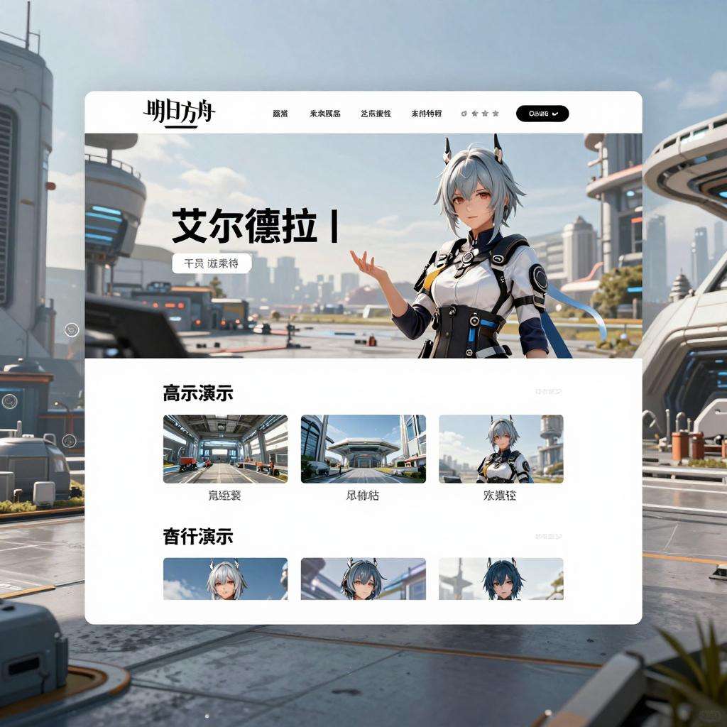 明日方舟：终末地//艾尔黛拉 - 干员演示