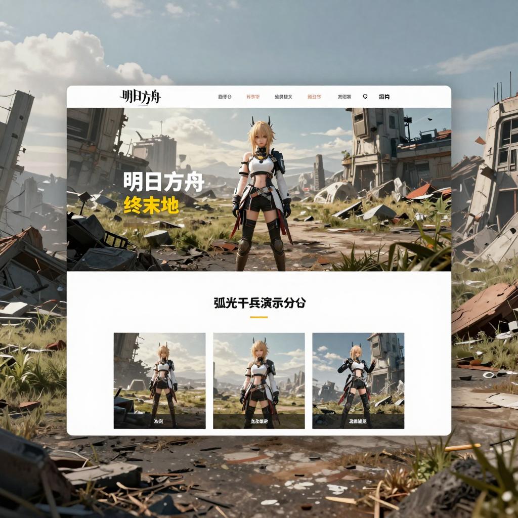 明日方舟：终末地//弧光 - 干员演示