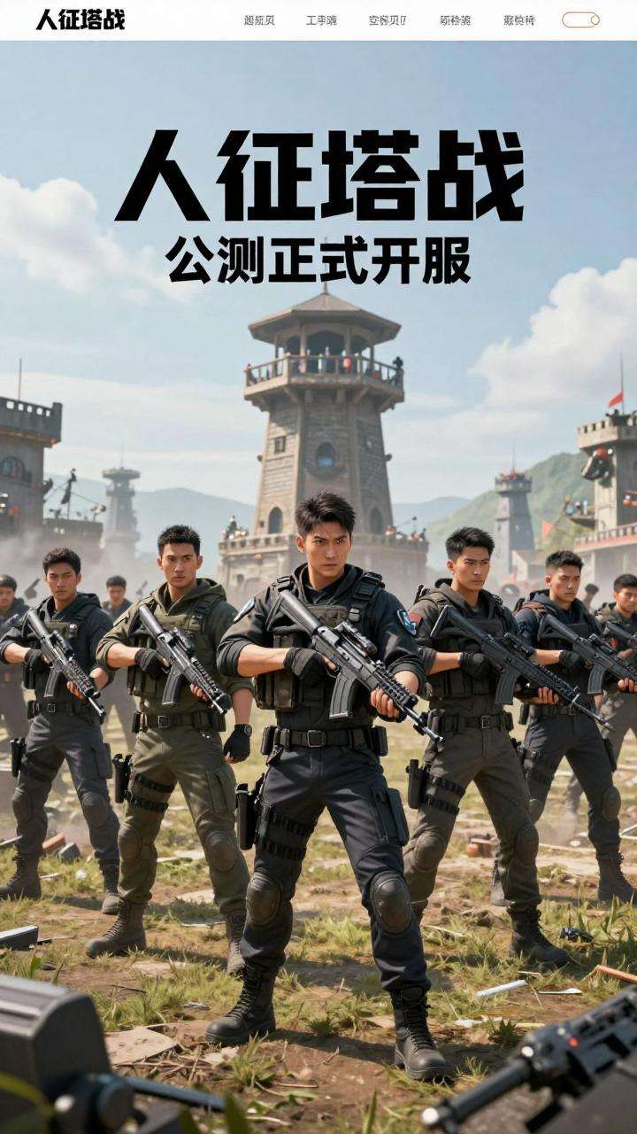 人征塔战塔防新游《人征塔战》公测正式开服 等你来战！