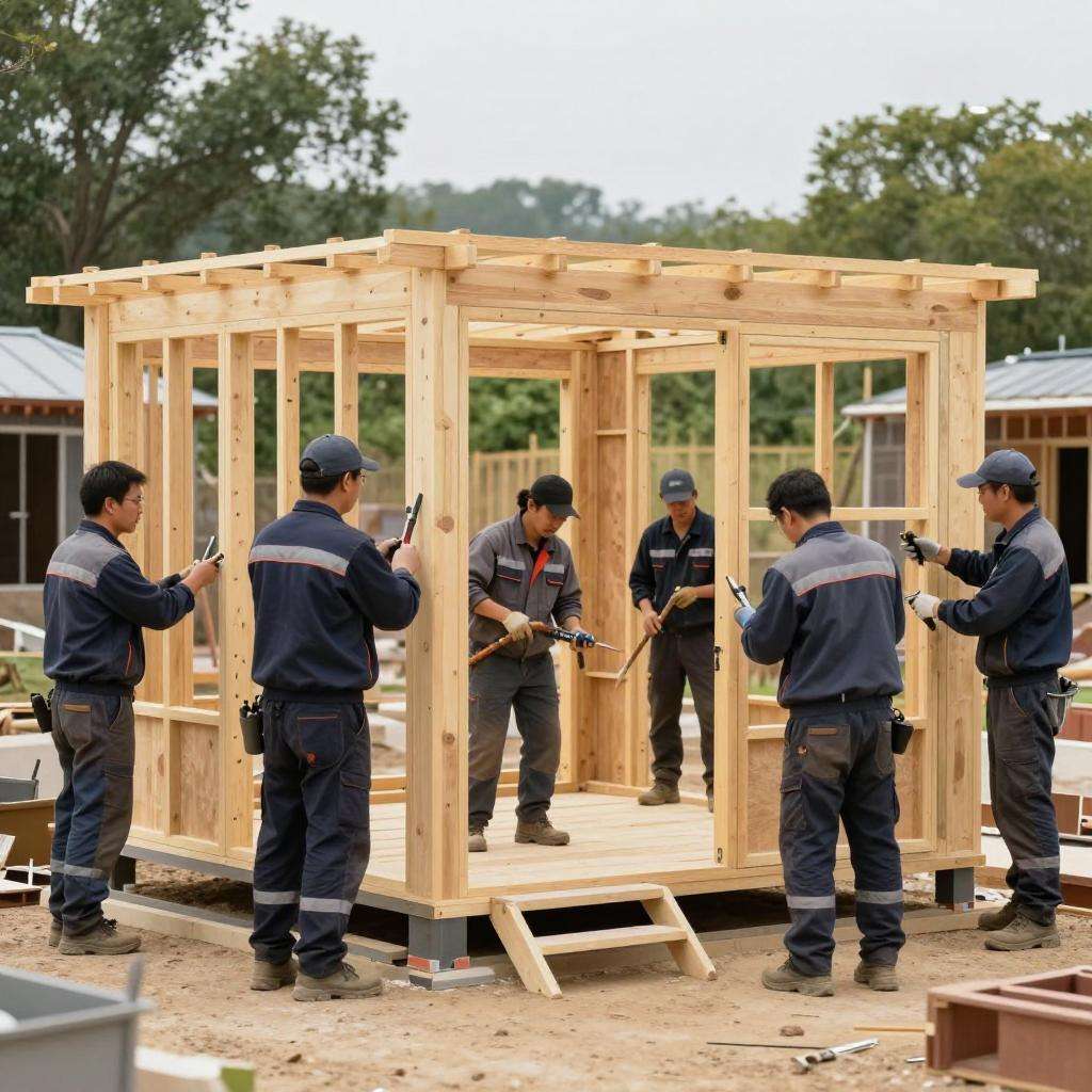 心动小镇心动小镇6×6露营小屋建造教程第一张图