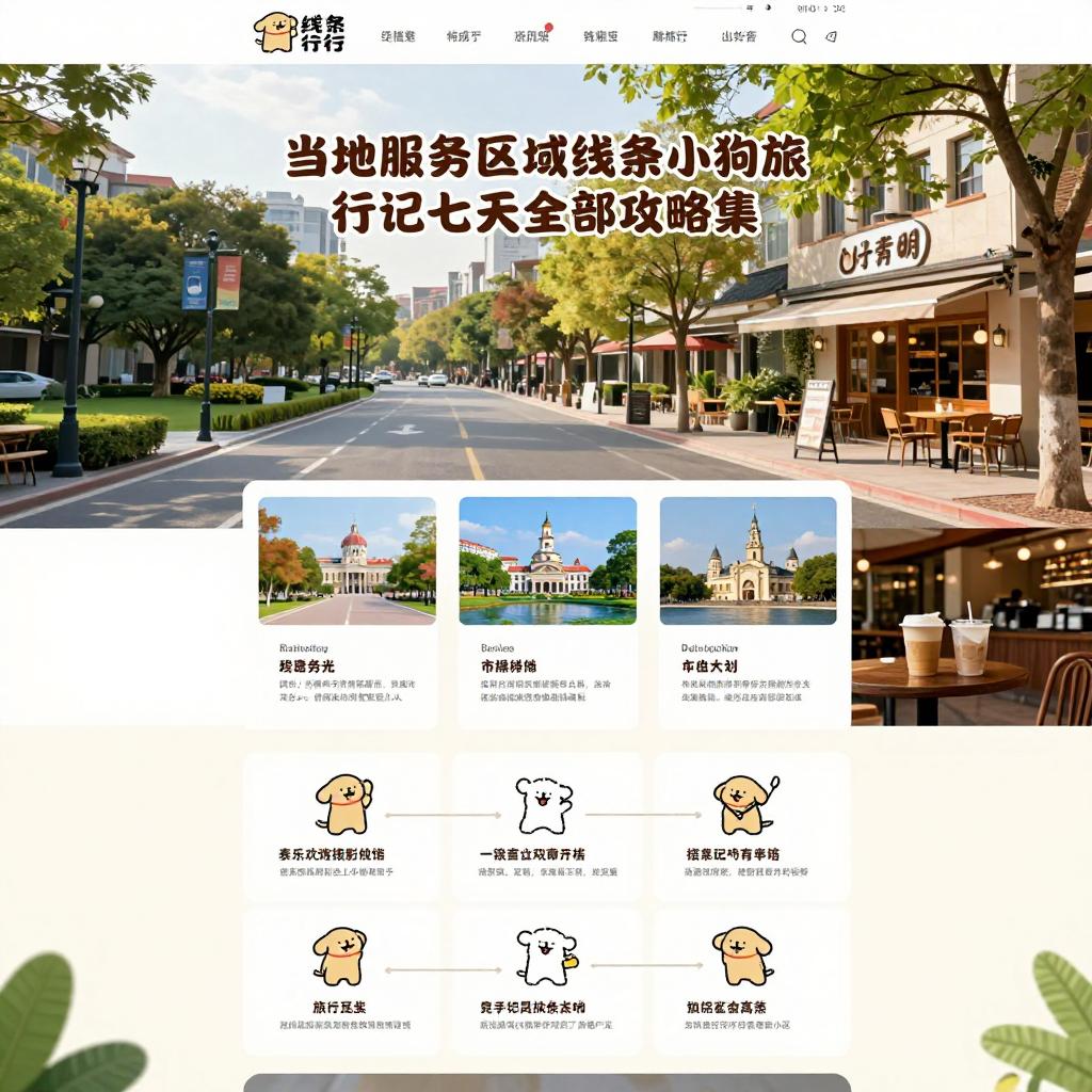 心动小镇心动小镇线条小狗旅行记七天全部攻略集