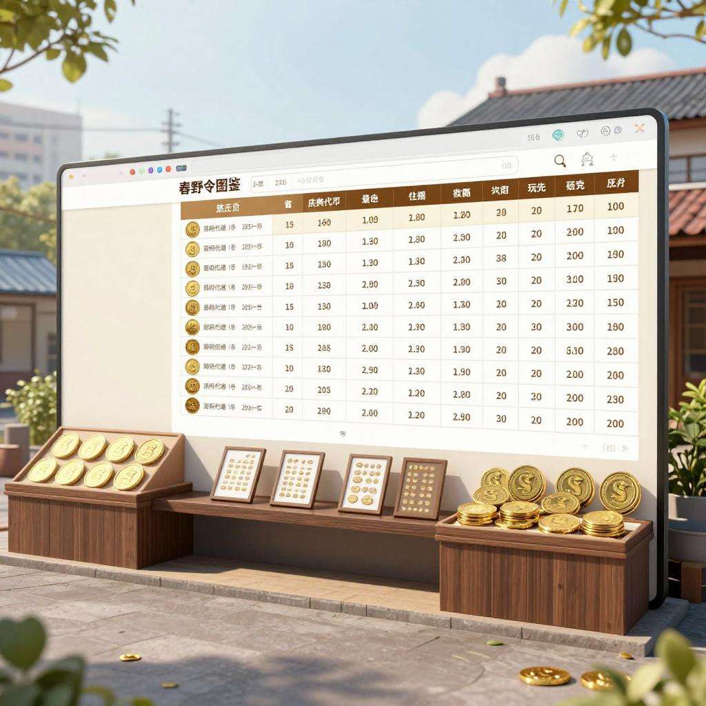 心动小镇春野令图鉴汇总金币+庆典代币价格表