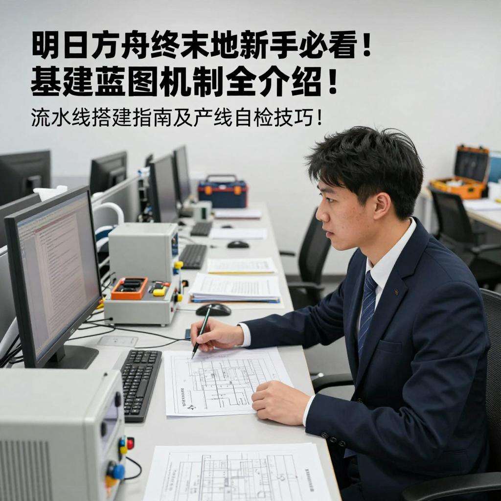 明日方舟：终末地新手必看！基建蓝图机制全介绍！流水线搭建指南及产线自检技巧！第一张图
