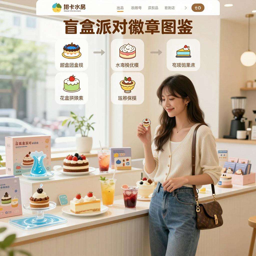 盲盒派对徽章图鉴与获取路径汇总（甜品-水流）