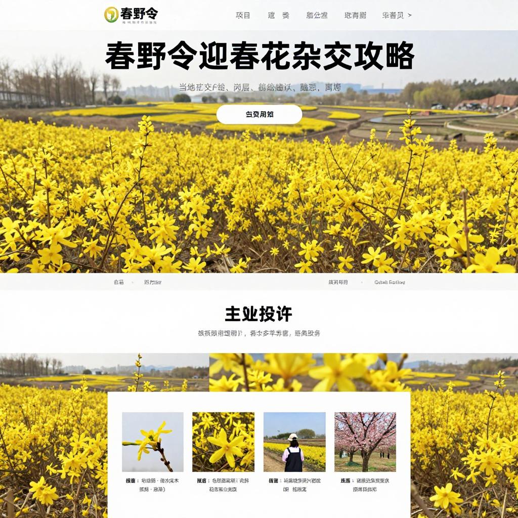 心动小镇小镇春野令迎春花杂交攻略