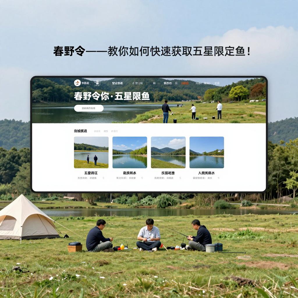 心动小镇小镇春野令_教你如何快速获取五星限定鱼！