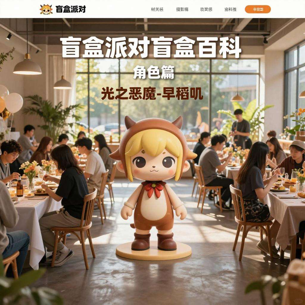 盲盒派对盲盒百科 角色篇 光之恶魔-早稻叽
