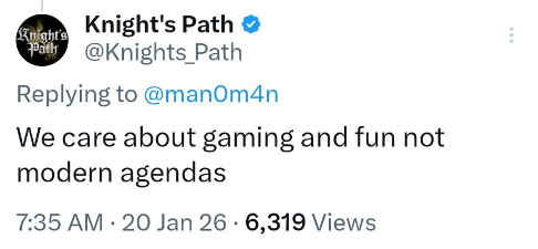 硬刚DEI！独立游戏《骑士之路》在国外突然火了