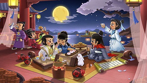 葫芦娃葫芦娃手游《八贤赏月》活动介绍