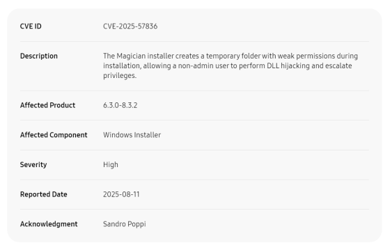 三星SSD软件存严重漏洞！正被黑客利用中：可获取系统控制权