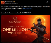 愿望单破百万！前巫师3开发者新作《黎明行者之血》热度爆棚