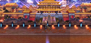 35米宽的花灯和1000台无人机,DNF手游点亮了大唐