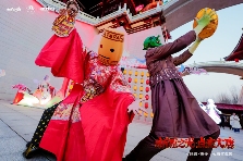 35米宽的花灯和1000台无人机,DNF手游点亮了大唐