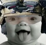 诡异的婴儿流口水黑白大头照，怎么就成为了网友摆烂专用表情包？