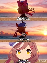 用AI生成的海边氛围三宫格，怎么内容变得越来越抽象了？