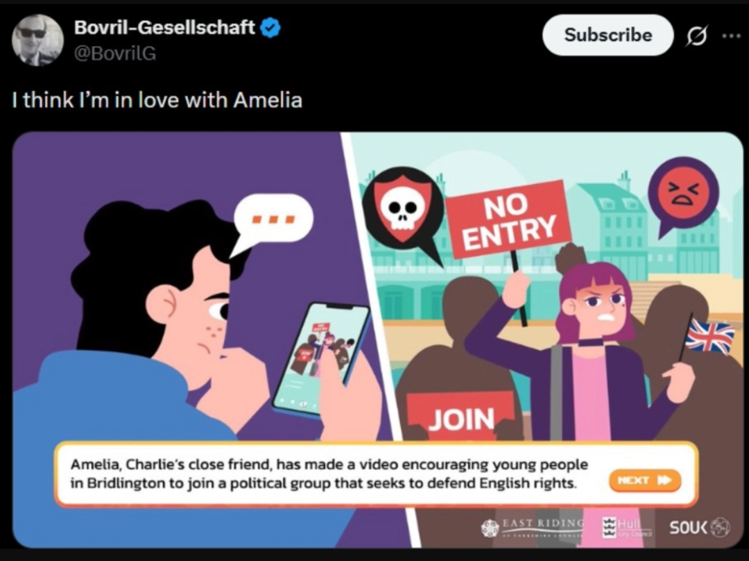 白左“教育软件”里的“仇外“少女,成为了英国男人的幻想对象