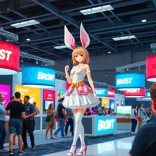 脸红又心跳了吧？《棕色尘埃2》参展广州萤火虫，头部Coser一颗小兔娘惊艳助阵