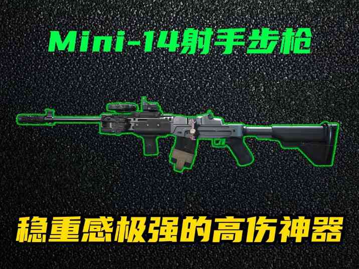 三角洲行动【全面战场】Mini-14射手步枪改装！中远程稳压还是短板明显？