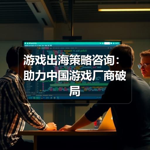 游戏出海策略咨询：助力中国游戏厂商破局全球市场
