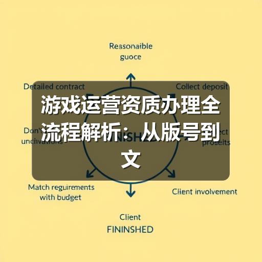 游戏运营资质办理全流程解析:从版号到文网文不踩坑指南