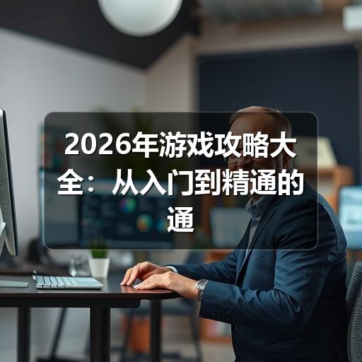 2026年游戏攻略大全:从入门到精通的通关宝典
