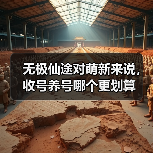 无极仙途对萌新来说，收号养号哪个更划算