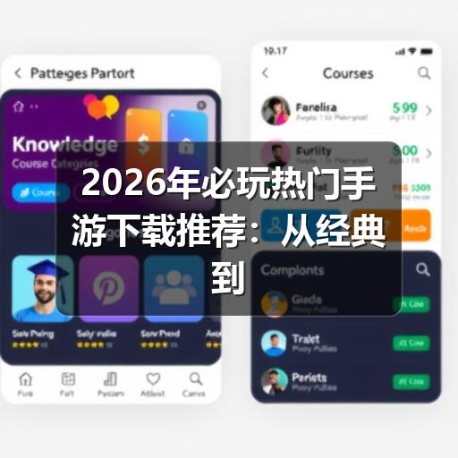 2026年必玩热门手游下载推荐:从经典到新锐,总有一款适合你