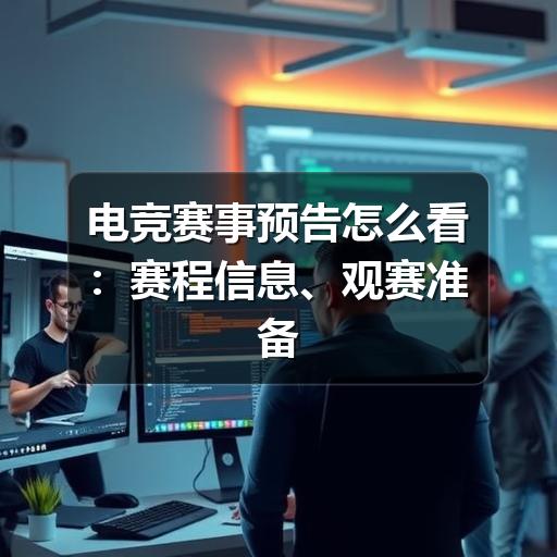 电竞赛事预告怎么看:赛程信息、观赛准备与避坑要点