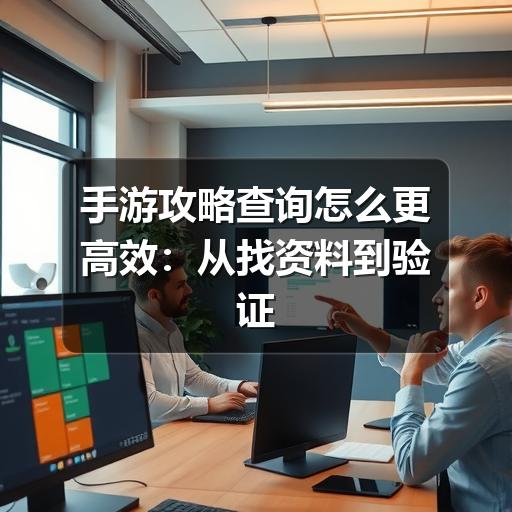 手游攻略查询怎么更高效:从找资料到验证信息的实用方法