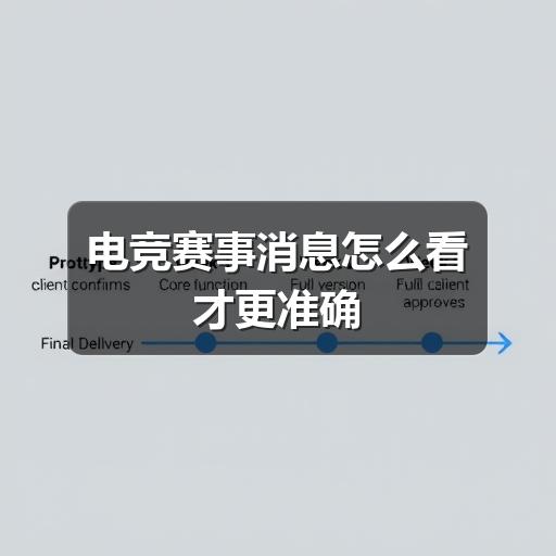 电竞赛事消息怎么看才更准确