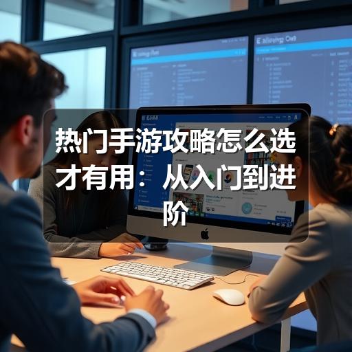 热门手游攻略怎么选才有用:从入门到进阶的实用指南