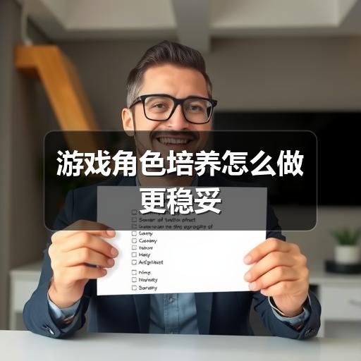 游戏角色培养怎么做更稳妥