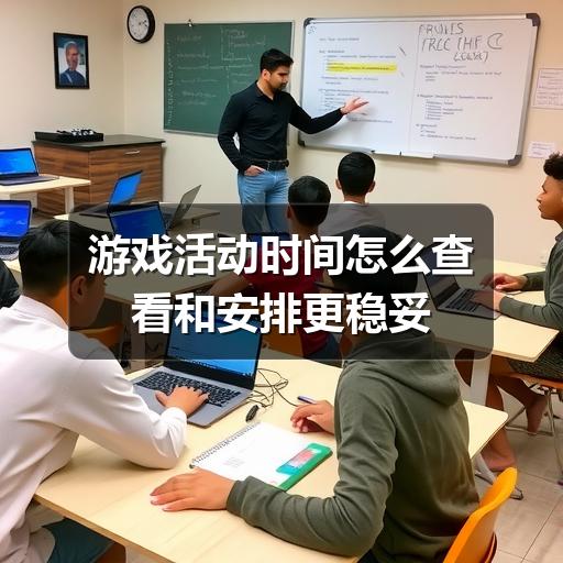 游戏活动时间怎么查看和安排更稳妥