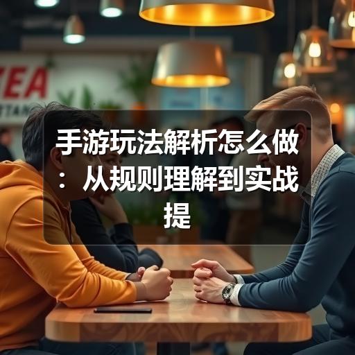 手游玩法解析怎么做:从规则理解到实战提升的完整思路
