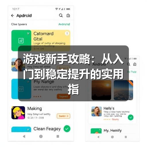 游戏新手攻略:从入门到稳定提升的实用指南