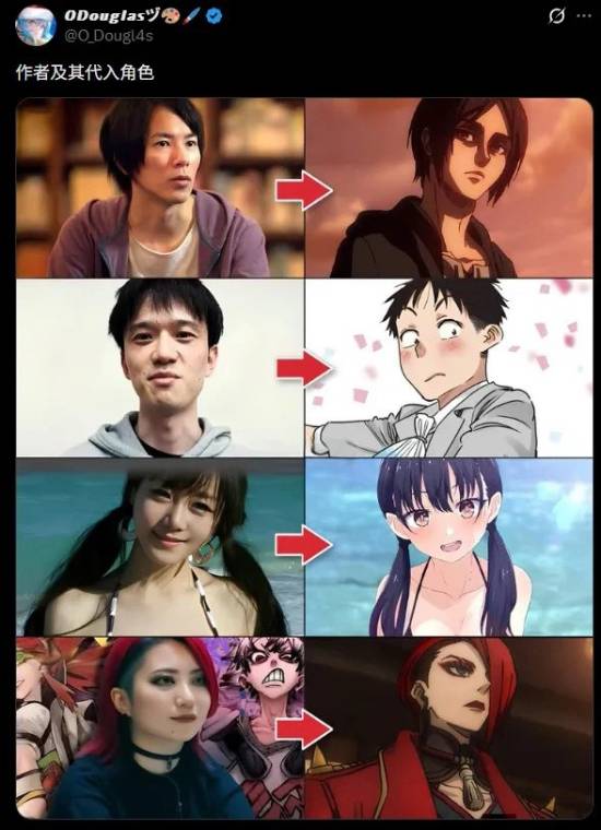 漫画家竟把灵魂塞进角色，这些二次元分身你认出来了吗？