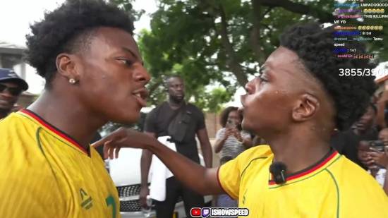 非洲直播遇高仿版自己，甲亢哥现场后空翻证明正身